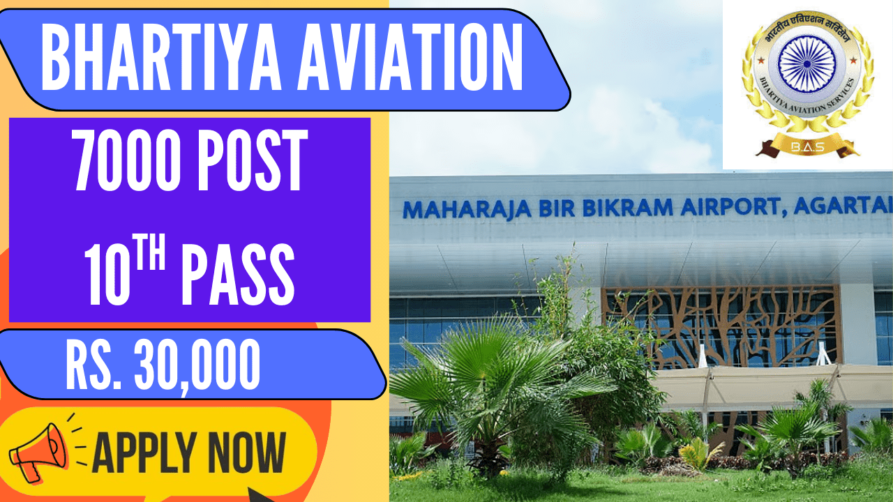 Bhartiya Aviation Notification 2025 for 7150+ Customer Service Agent & Loader Jobs, Eligibility, Exam Date, Syllabus