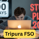 90 Days Study Plan to Clear Tripura Food Safety Officer Exam 2025 | Complete Preparation Strategy
