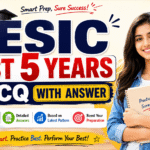 ESIC SSO Previous Year MCQs- 100 solved questions